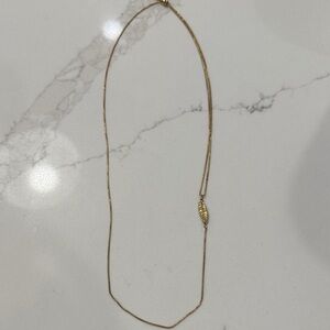 Alex & Ani Leaf necklace